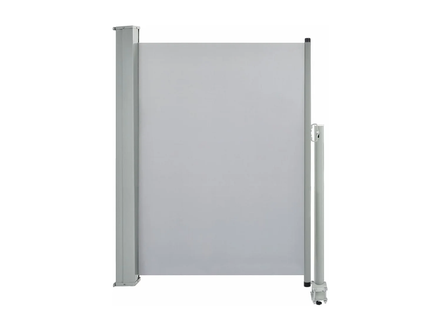 Auvent latéral rétractable de patio 100x300 Gris