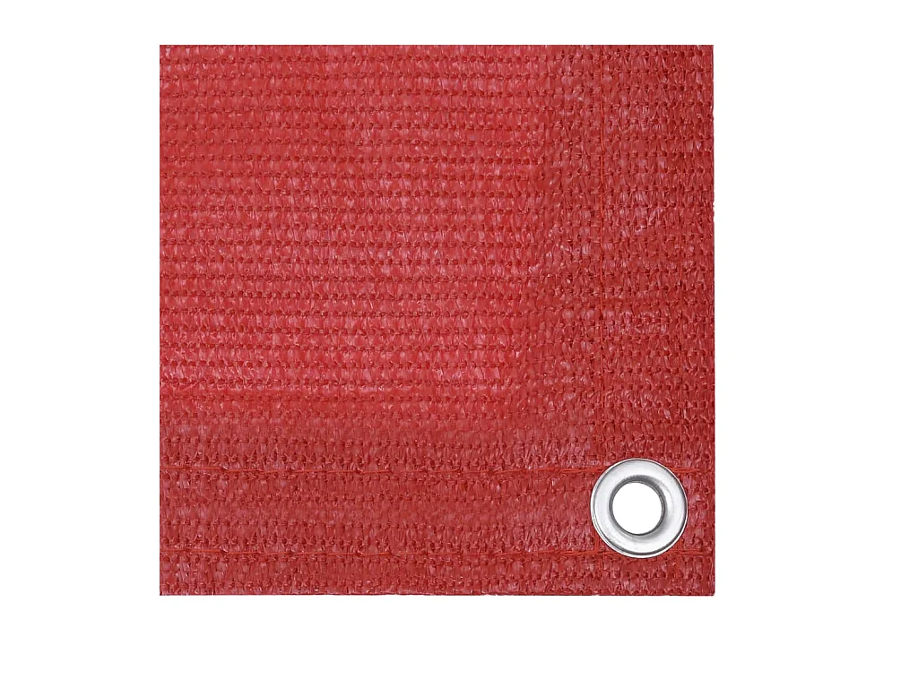 Écran de balcon Rouge 120x400 PEHD