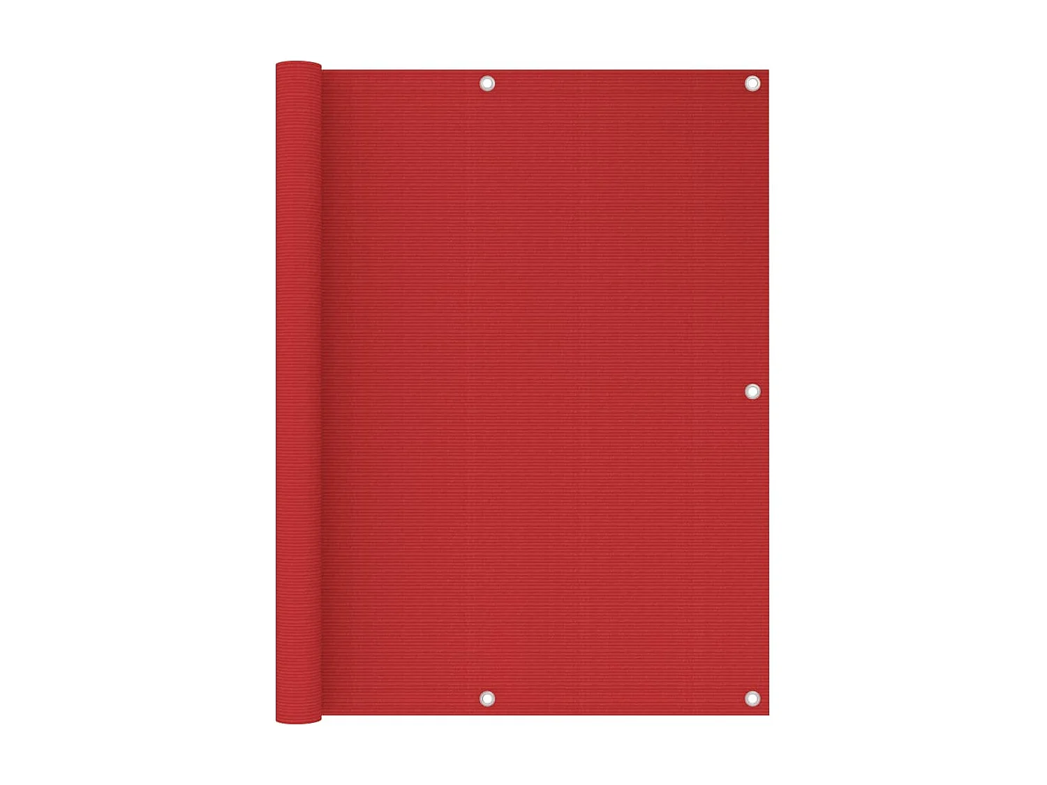 Écran de balcon Rouge 120x400 PEHD
