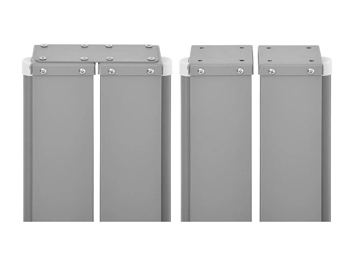 Auvent latéral rétractable 160x600 Gris