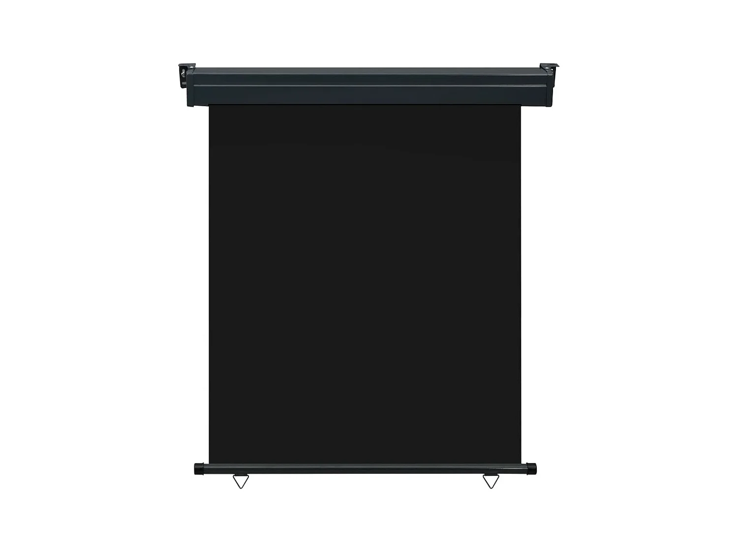 Auvent latéral de balcon 140x250 Noir 2