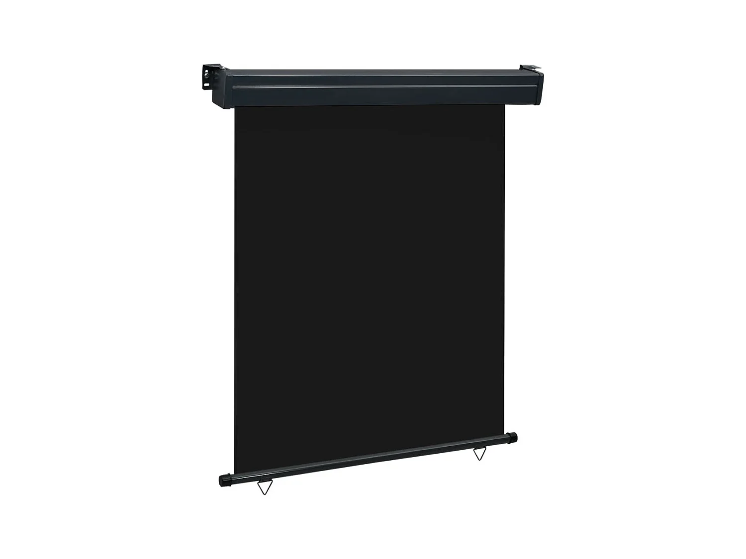 Auvent latéral de balcon 140x250 Noir 2