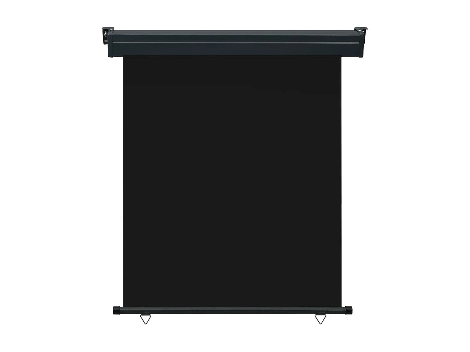 Auvent latéral de balcon 140x250 Noir 2