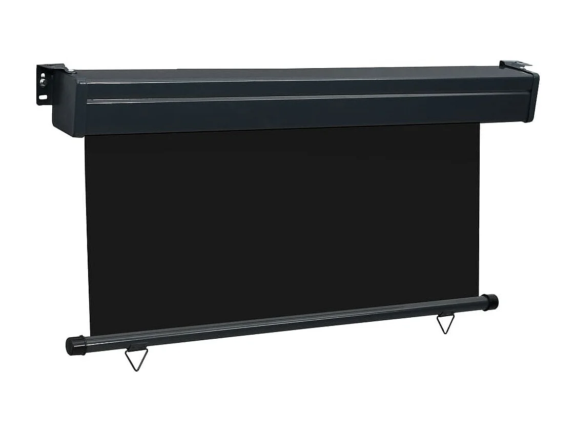 Auvent latéral de balcon 140x250 Noir 2