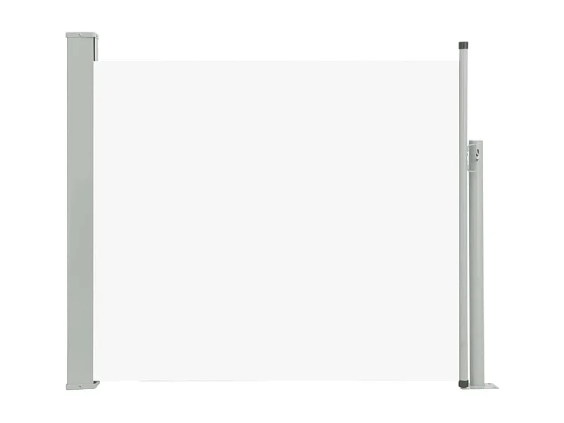 Auvent latéral rétractable de patio 100x300 Crème