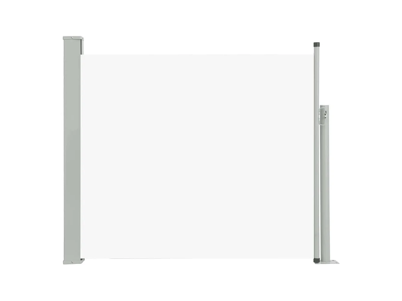 Auvent latéral rétractable de patio 100x300 Crème