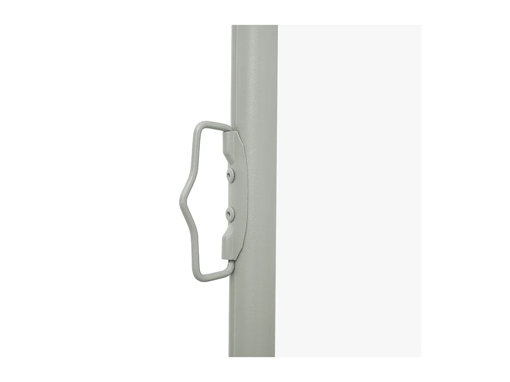 Auvent latéral rétractable de patio 100x300 Crème