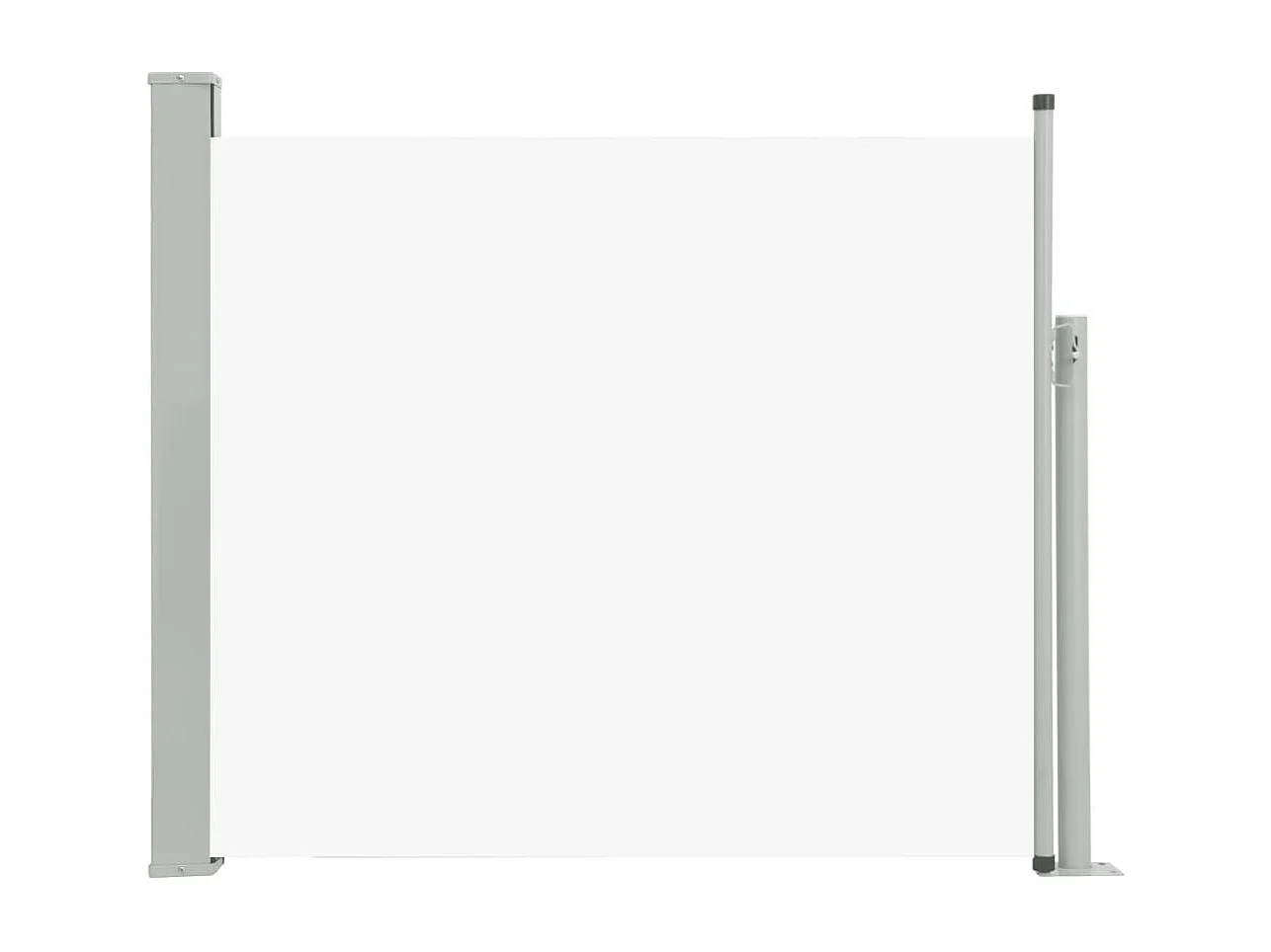 Auvent latéral rétractable de patio 100x300 Crème