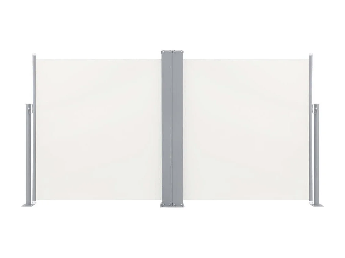 Auvent latéral rétractable Crème 100x600