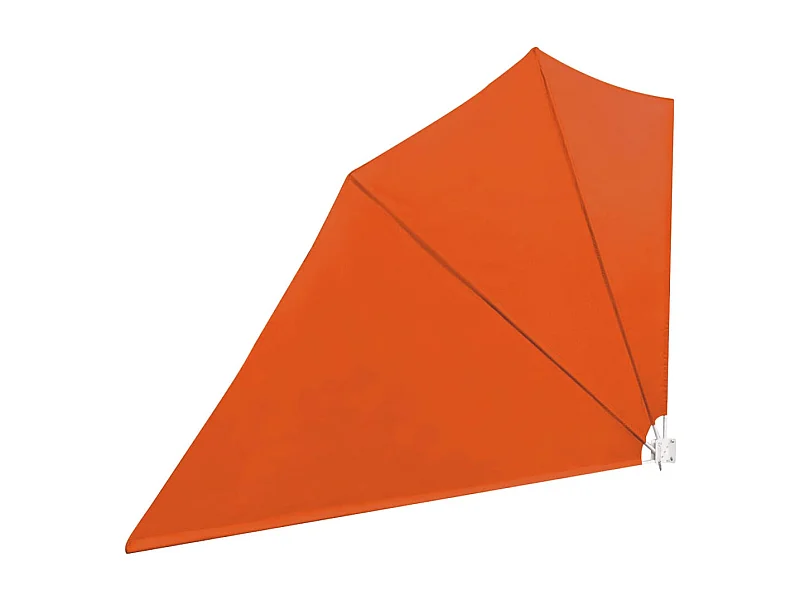 Auvent latéral pliable de balcon Terre cuite 160x240