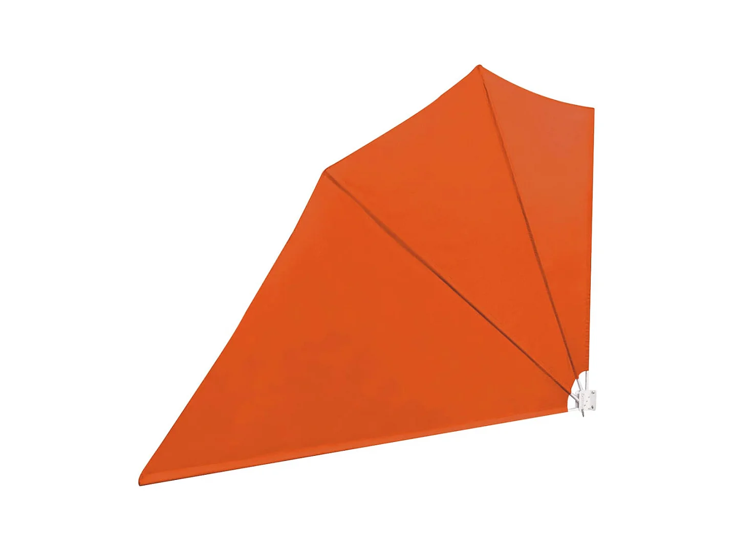 Auvent latéral pliable de balcon Terre cuite 160x240