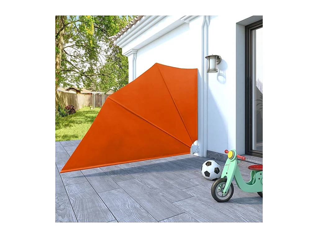 Auvent latéral pliable de balcon Terre cuite 160x240