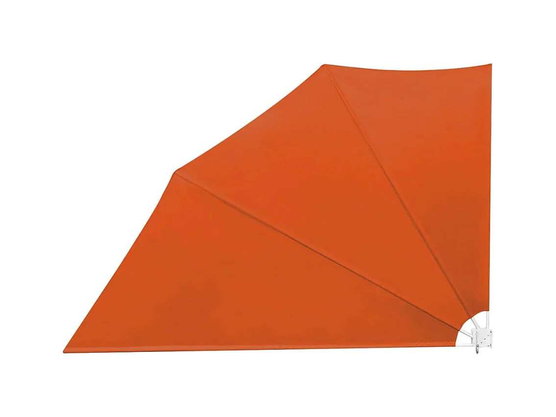 Auvent latéral pliable de balcon Terre cuite 160x240