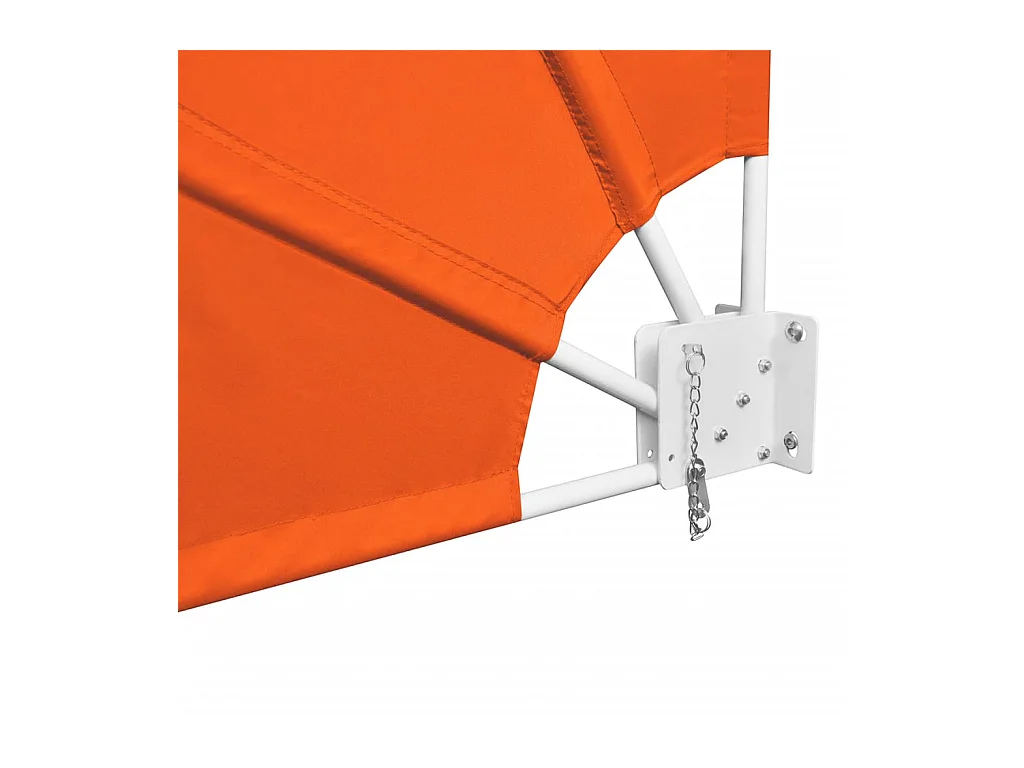 Auvent latéral pliable de balcon Terre cuite 160x240