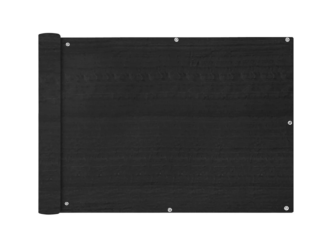 Écran de balcon en PEHD anthracite de 75x400