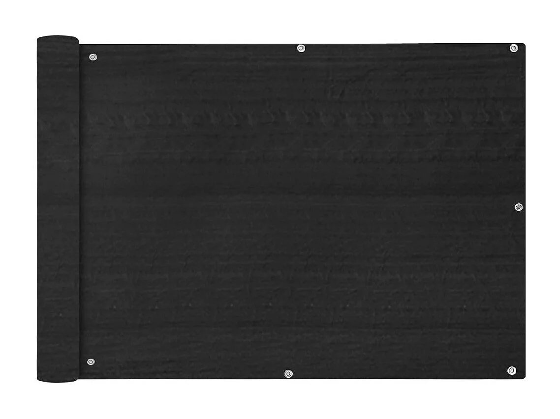 Écran de balcon en PEHD anthracite de 75x400