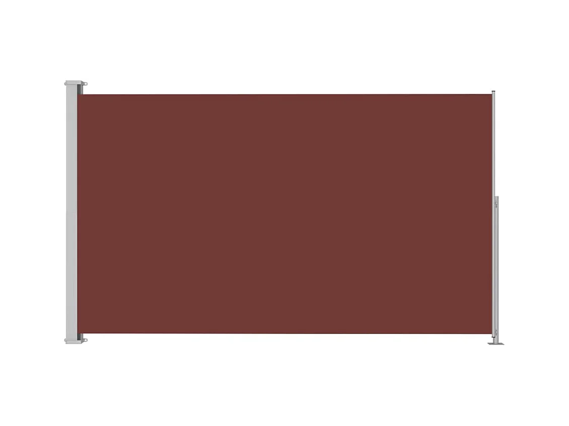 Auvent latéral rétractable de patio 180x300 Marron
