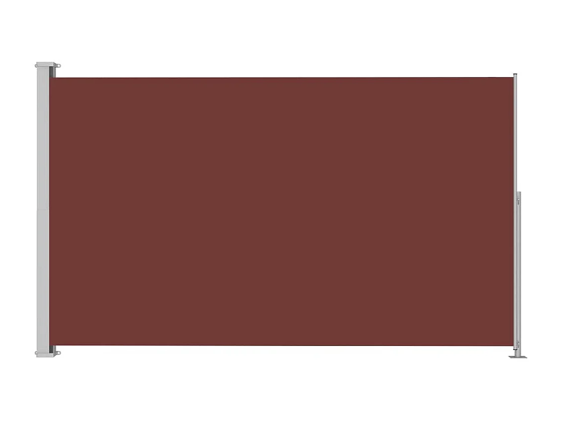 Auvent latéral rétractable de patio 180x300 Marron