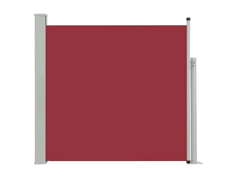 Auvent latéral rétractable de patio 170x300 Rouge