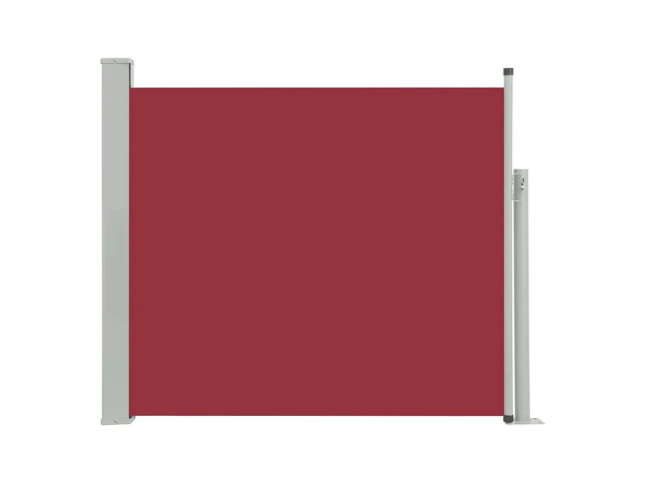 Auvent latéral rétractable de patio 100x300 Rouge