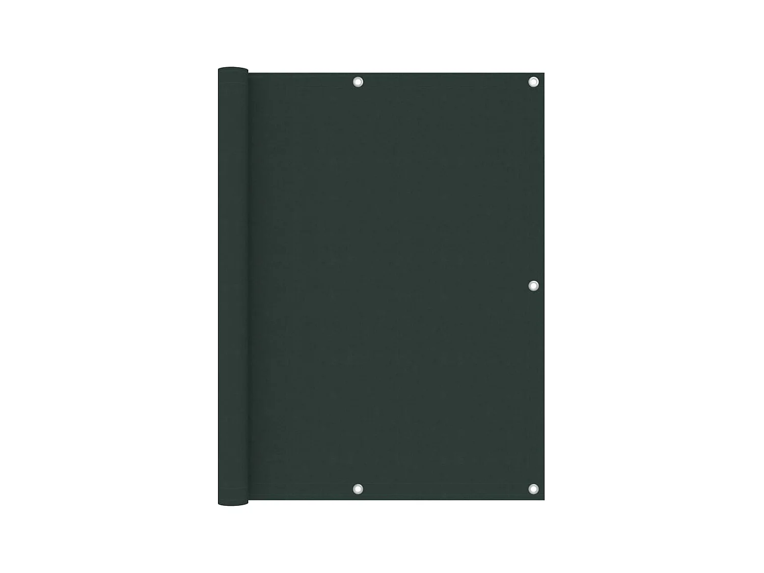 Écran de balcon Vert foncé 120x600 Tissu Oxford