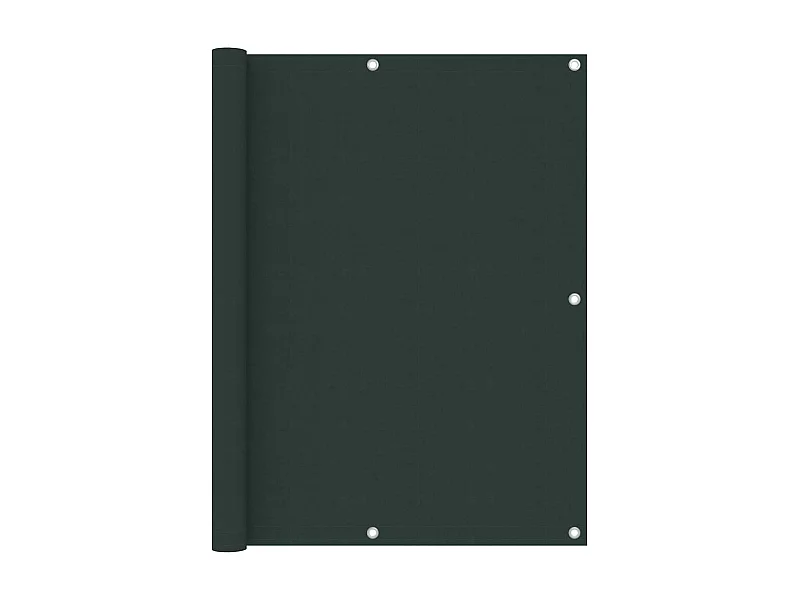 Écran de balcon Vert foncé 120x600 Tissu Oxford