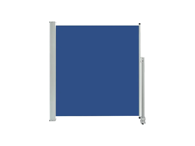 Auvent latéral rétractable de patio 140x300 Bleu