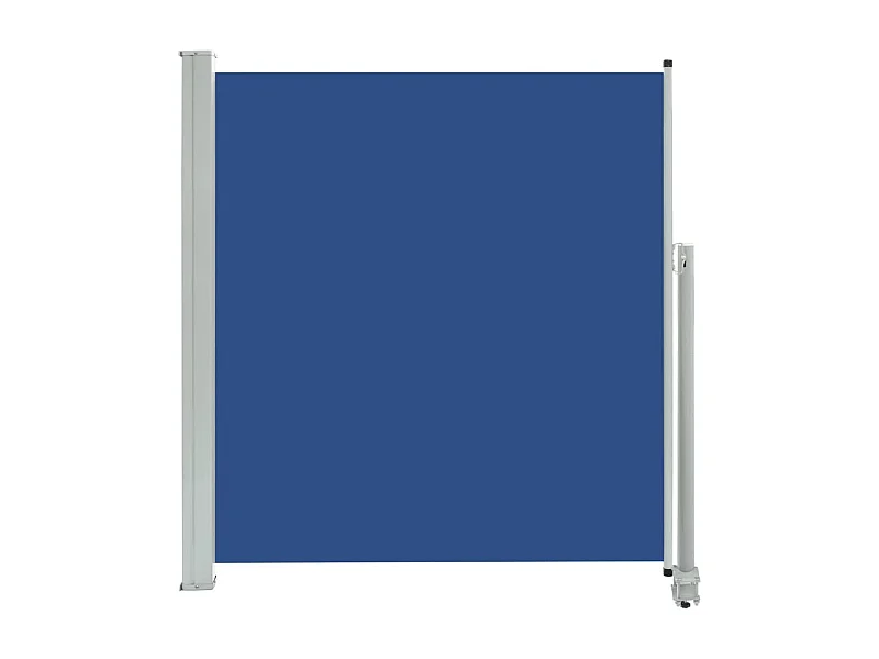Auvent latéral rétractable de patio 140x300 Bleu