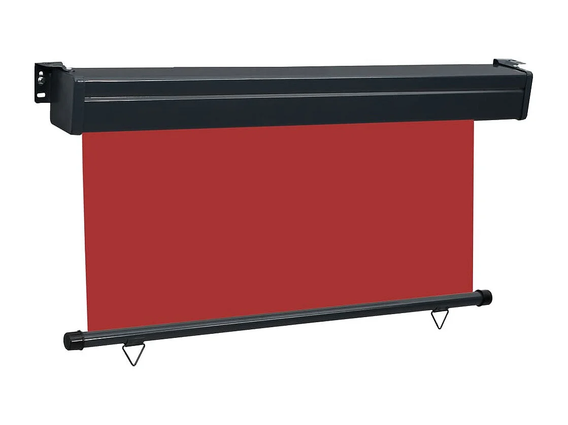 Auvent latéral de balcon 140x250 Rouge