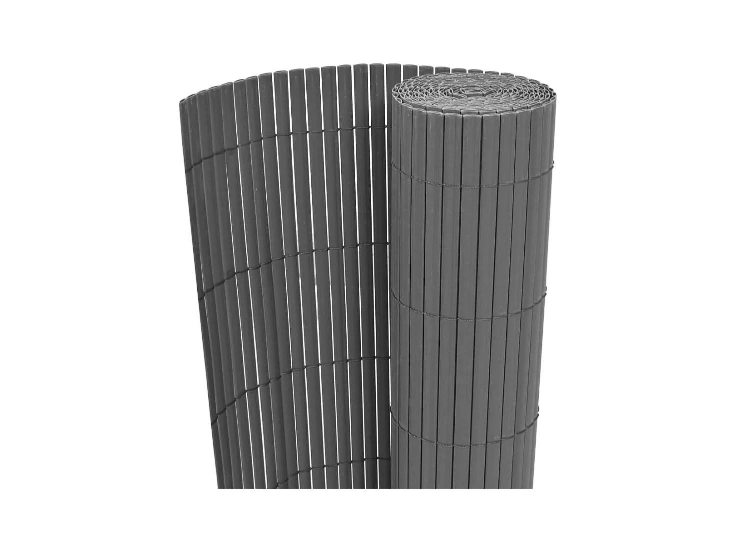 Clôture de jardin Double face PVC 150x500 Gris