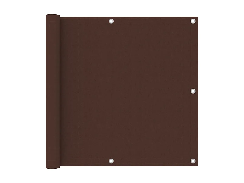 Écran de balcon Marron 90x600 Tissu Oxford