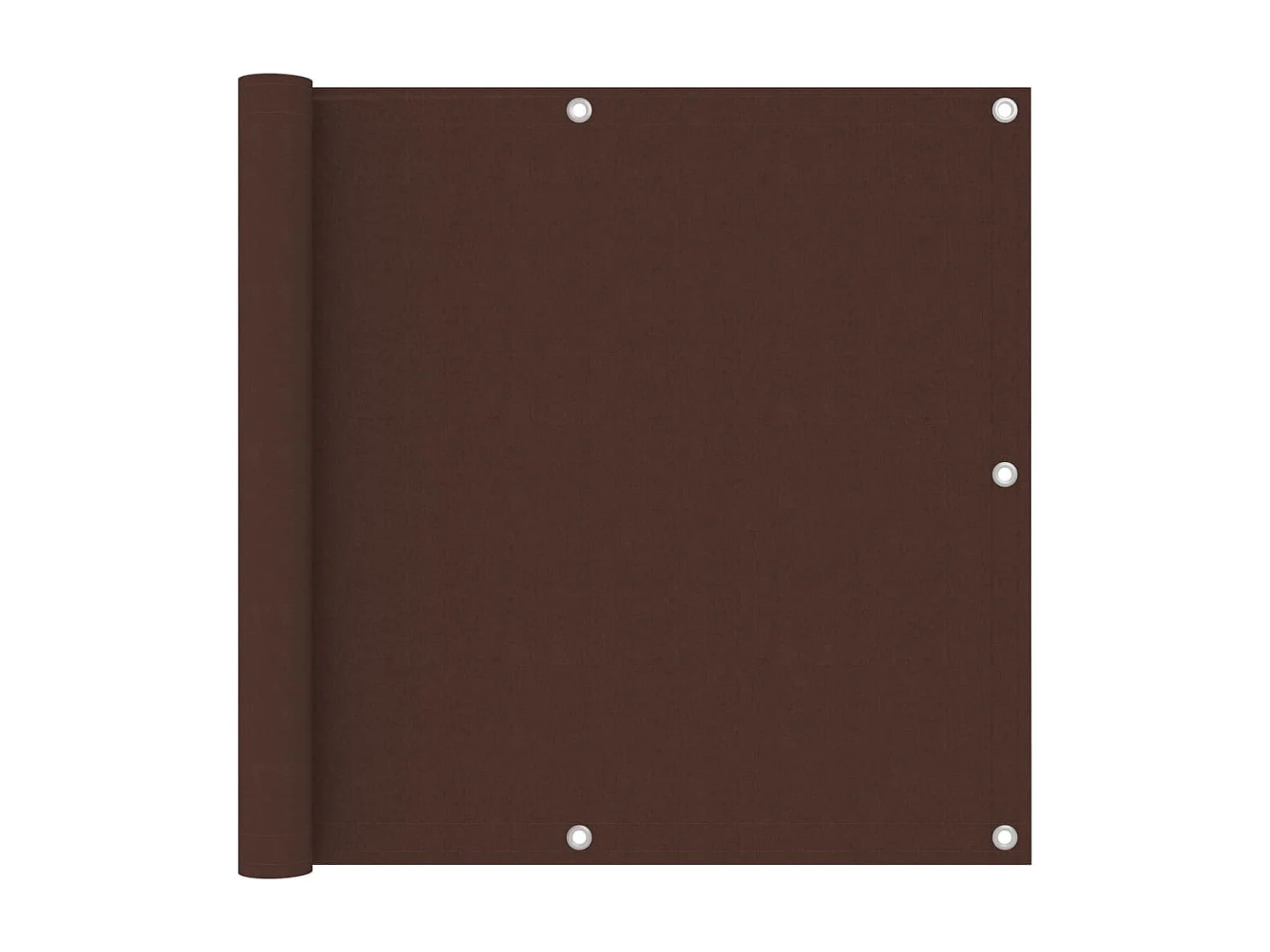 Écran de balcon Marron 90x600 Tissu Oxford