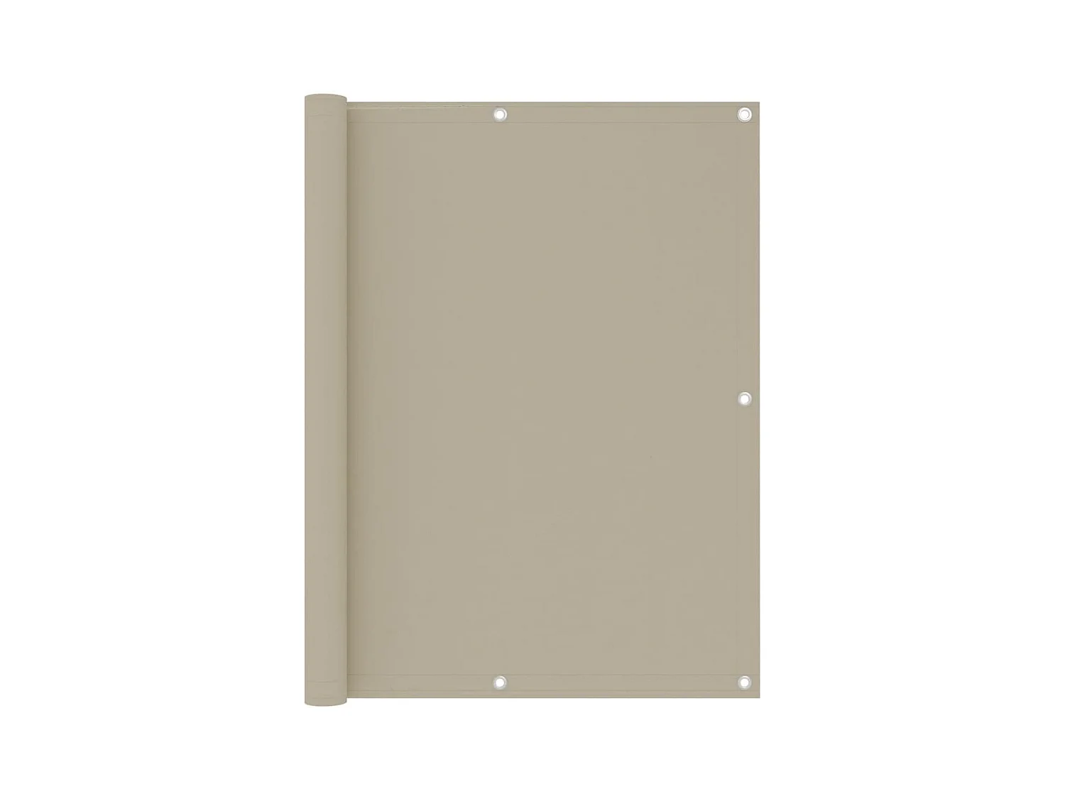 Écran de balcon Beige 120x500 Tissu Oxford