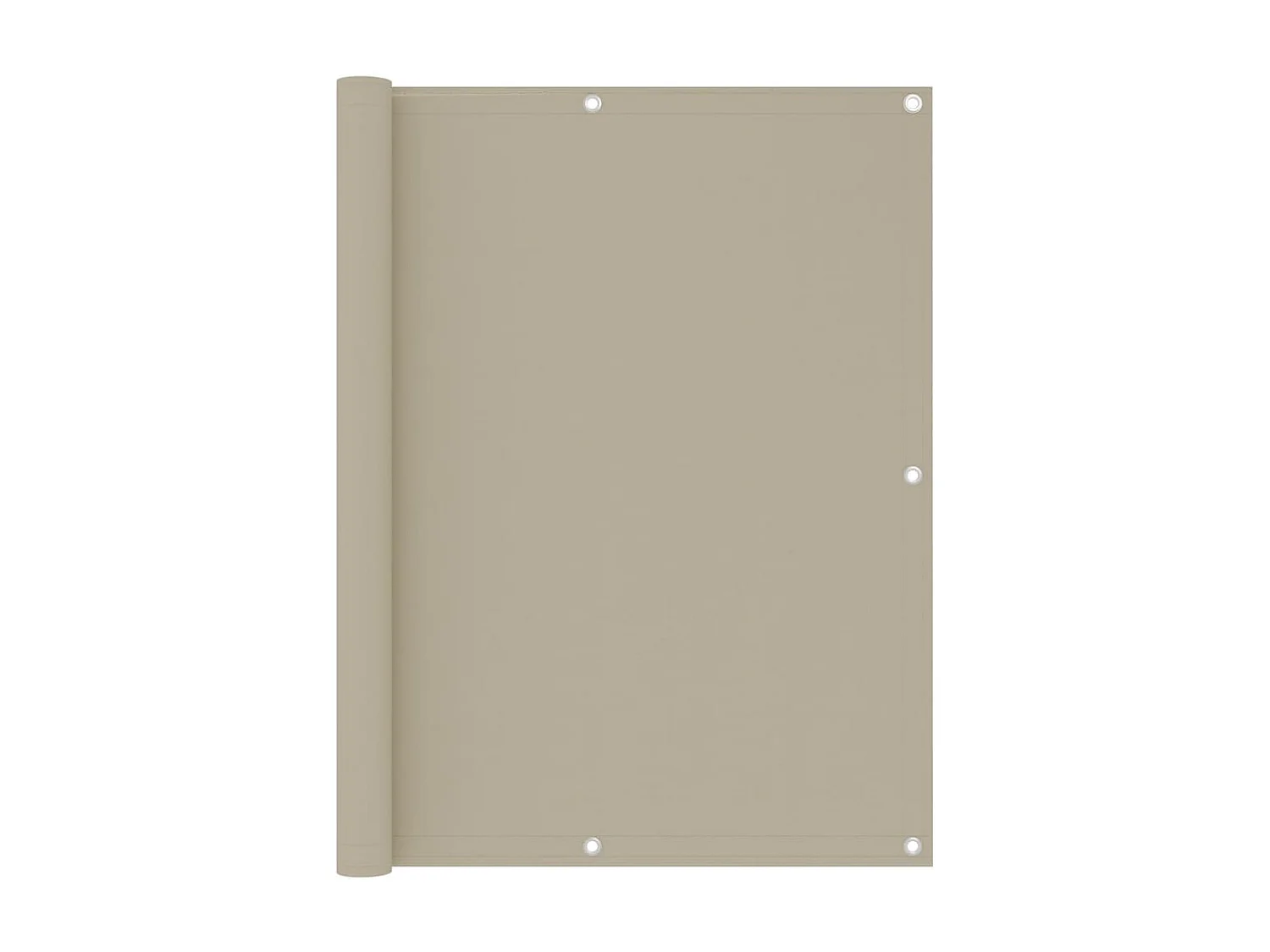 Écran de balcon Beige 120x500 Tissu Oxford