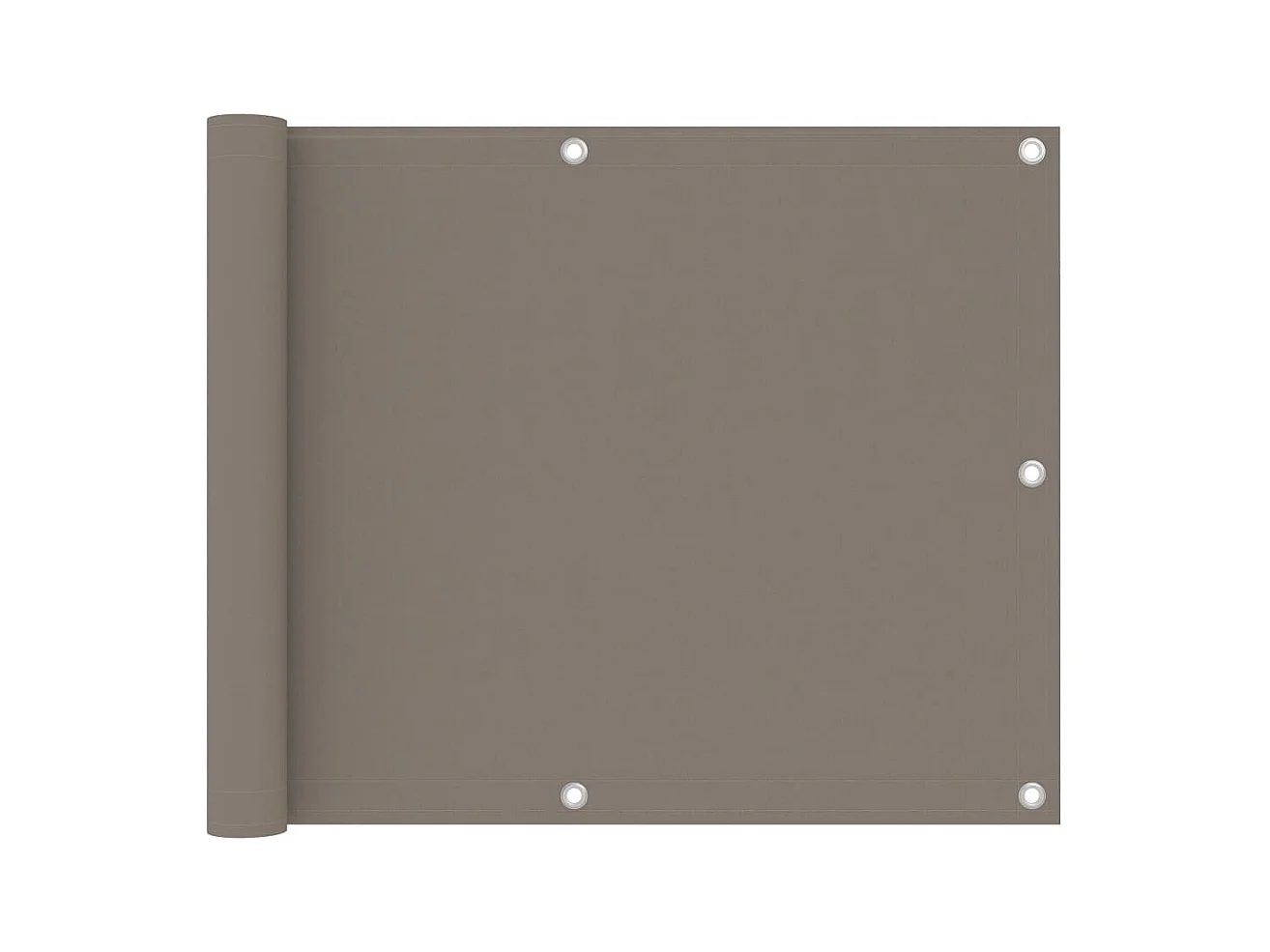 Écran de balcon Taupe 75x600 Tissu Oxford