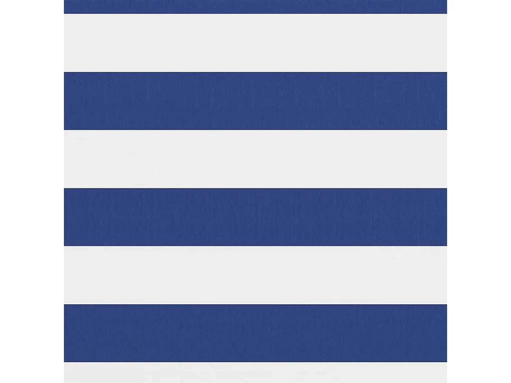 Écran de balcon Blanc et bleu 75x500 Tissu Oxford