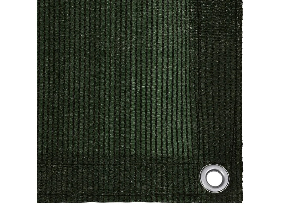 Écran de balcon Vert foncé 75x600 PEHD