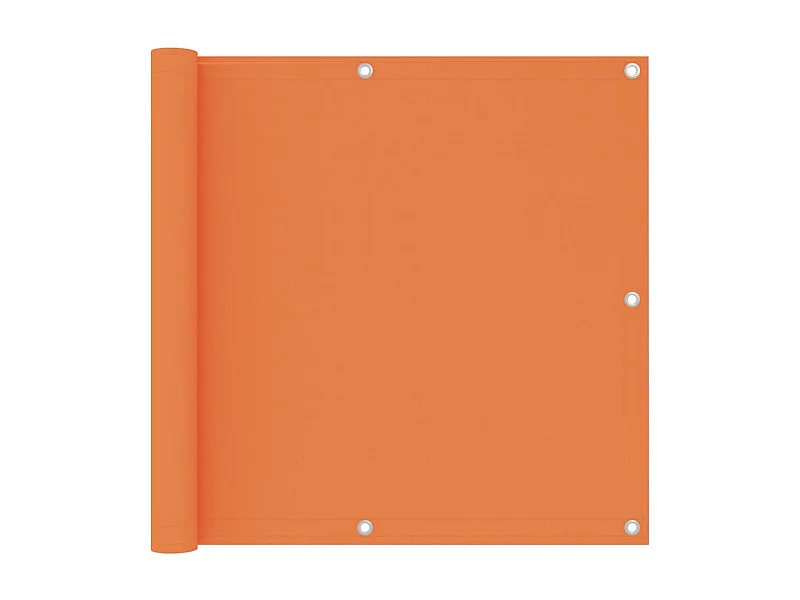 Écran de balcon Orange 90x300 Tissu Oxford