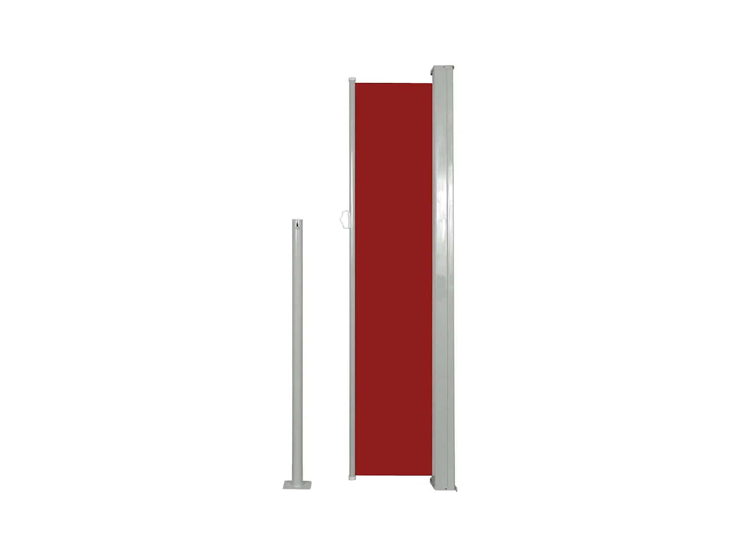 Auvent latéral rétractable 140x300 Rouge