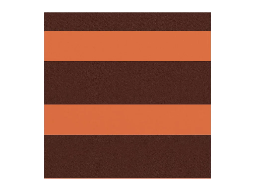 Écran de balcon Orange et marron 120x500 Tissu Oxford