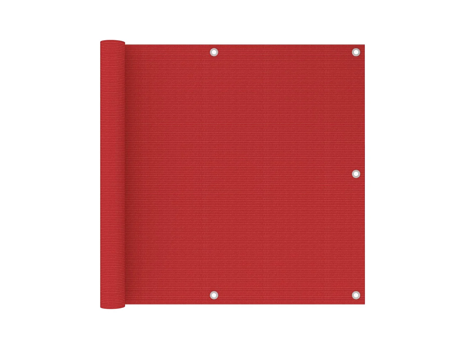 Écran de balcon Rouge 90x300 PEHD