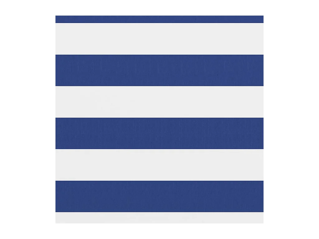 Écran de balcon Blanc et bleu 120x300 Tissu Oxford