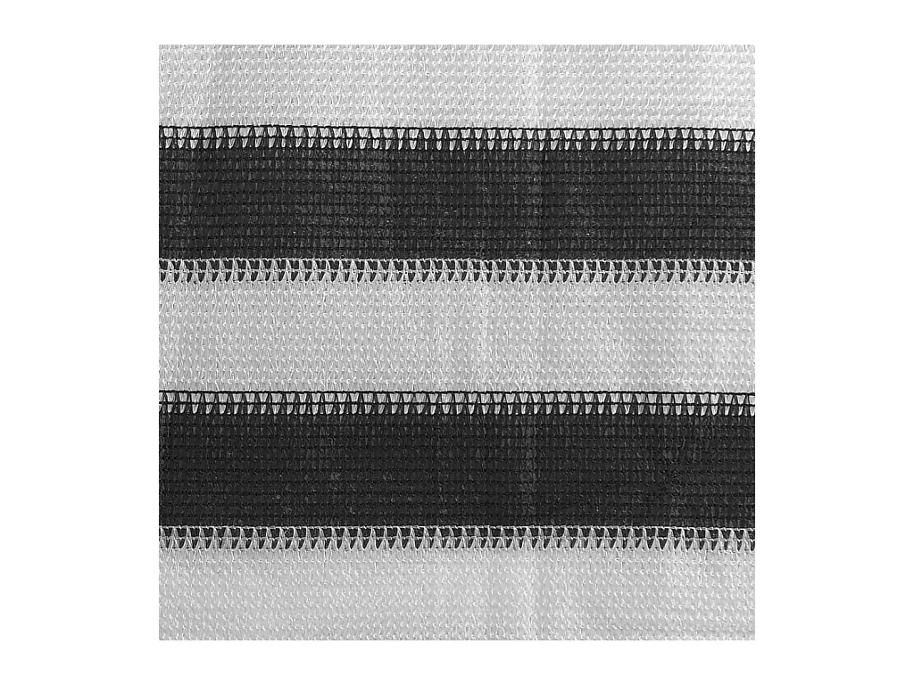 Écran de balcon PEHD 75x300 Anthracite et blanc