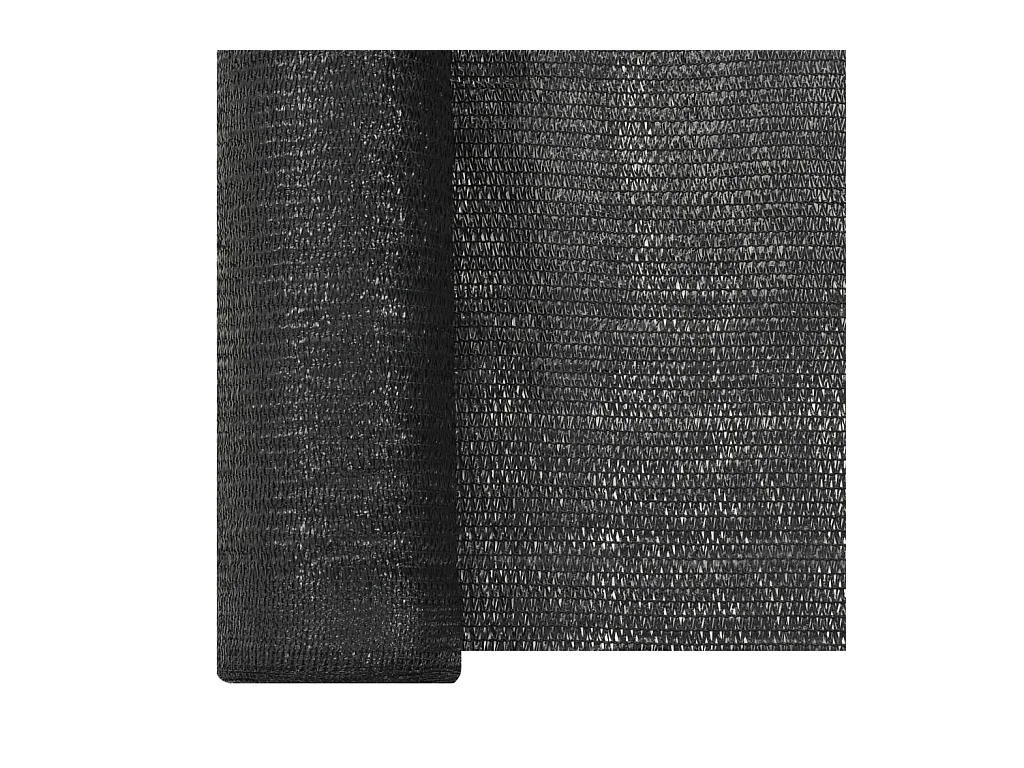 Filet brise-vue Noir 1,5x10 m PEHD 195 g-m²