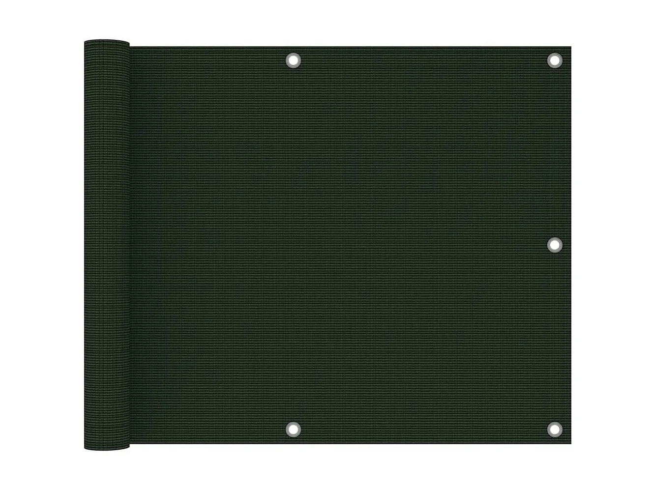Écran de balcon Vert foncé 75x500 PEHD
