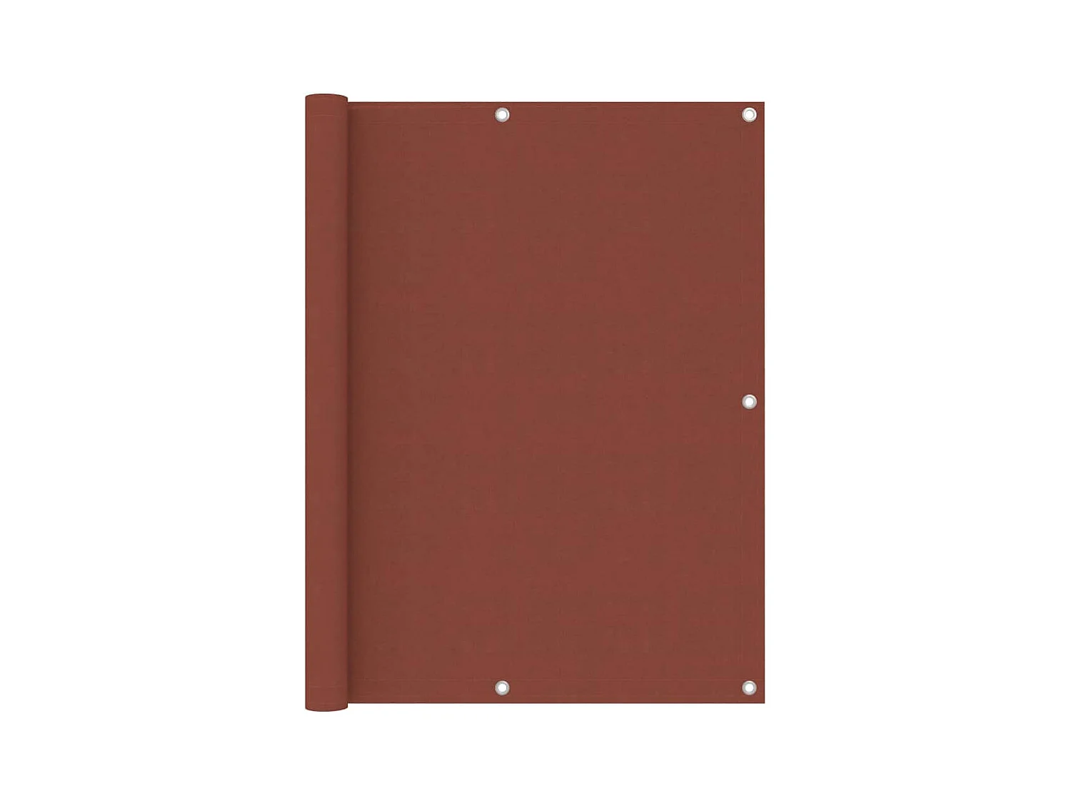 Écran de balcon Terre cuite 120x500 Tissu Oxford