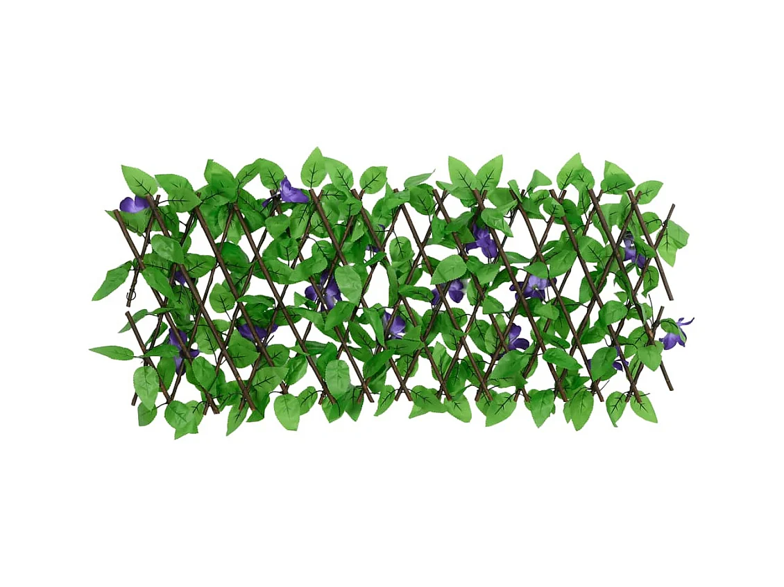 Treillis de lierre artificiel extensible 5 pcs vert 180x30