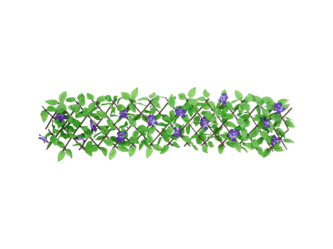 Treillis de lierre artificiel extensible 5 pcs vert 180x30