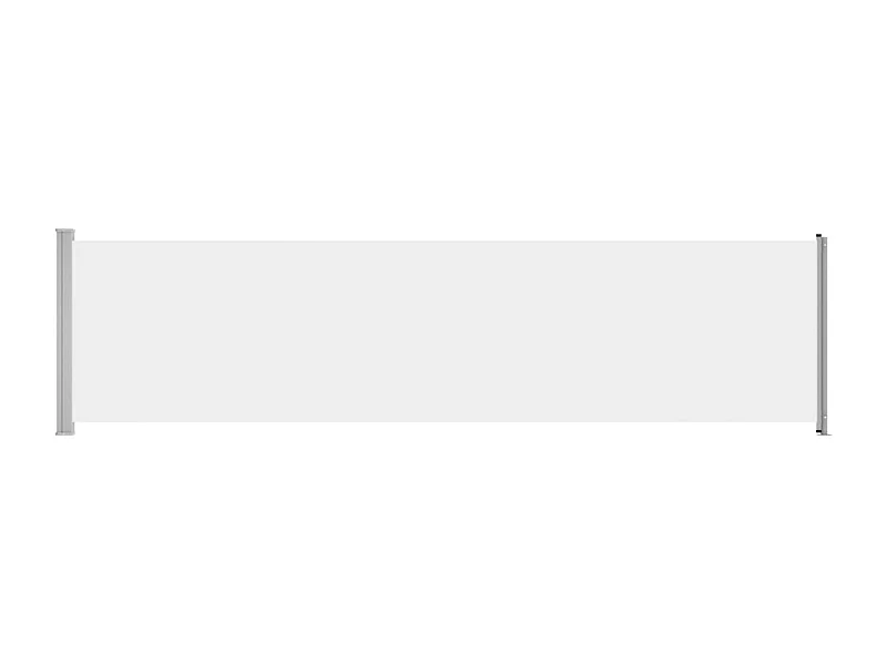 Auvent latéral rétractable de patio 600x160 Crème