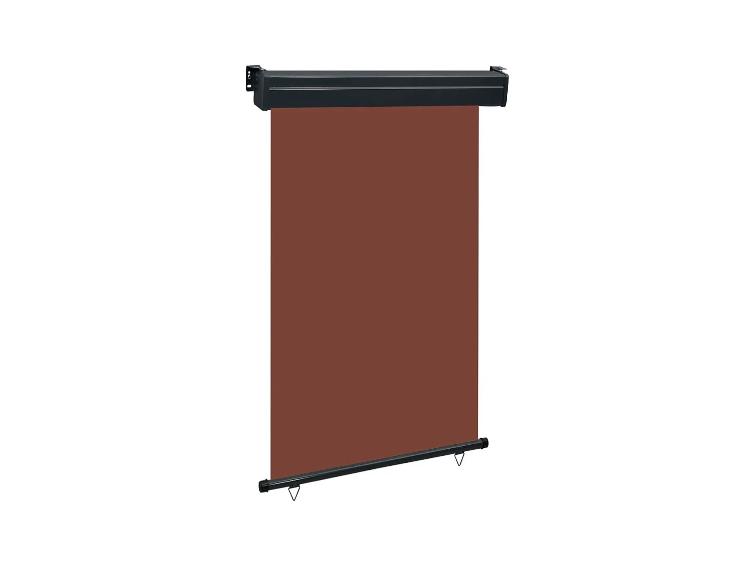 Auvent latéral de balcon 120x250 Marron